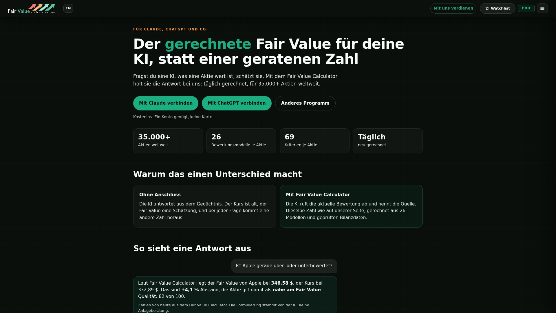 KI-Anschluss