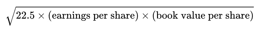 Graham Number formula