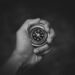 round analog compass